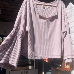 Free People Bell Sleeve Top